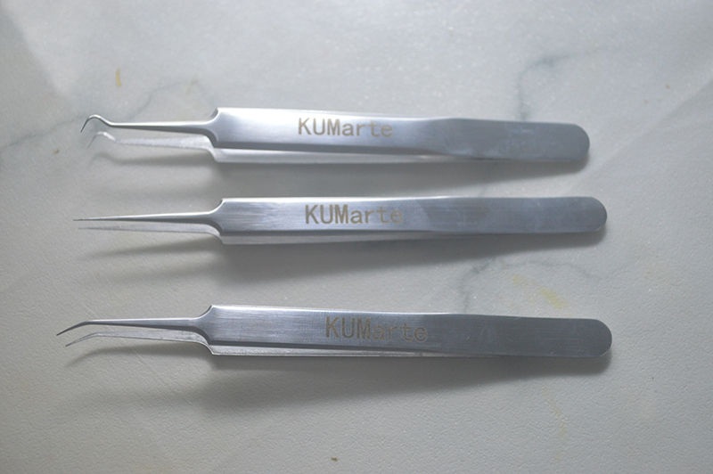 KUMarte 3pcs Beauty Salon  Acne Removal Forceps, Acne Needle, Blackhead Clip, Cell Clip, Stainless Steel Acne