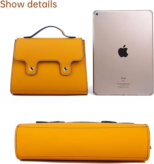 Crossbody Bags For Women Yellow Leather Cute Phone Designer Waterproof Adjustable Shoulder Straps Handbag Purse Bag Girl 