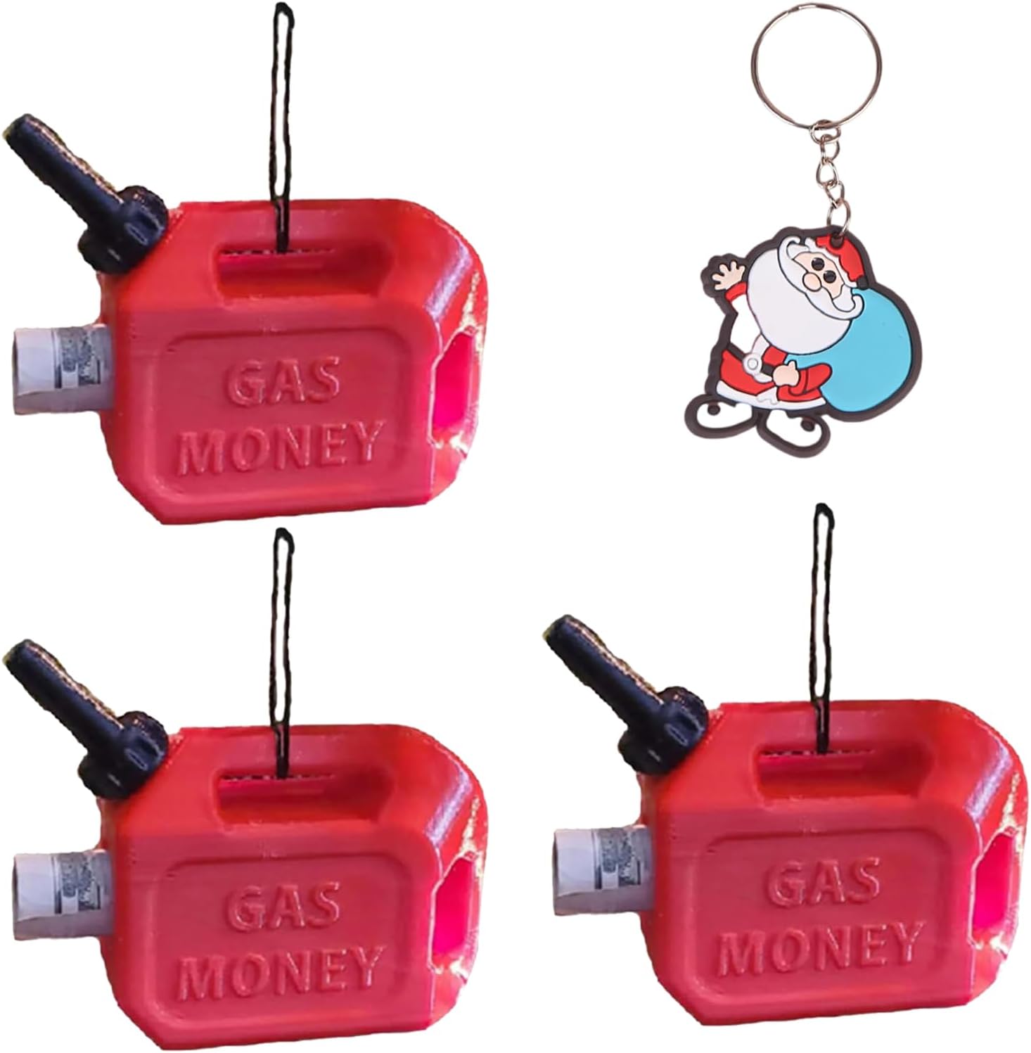 2023 Gas Can Ornament - A Fun and Festive Christmas Money Holder to Enhance Your Tree Ornaments（3pcs）